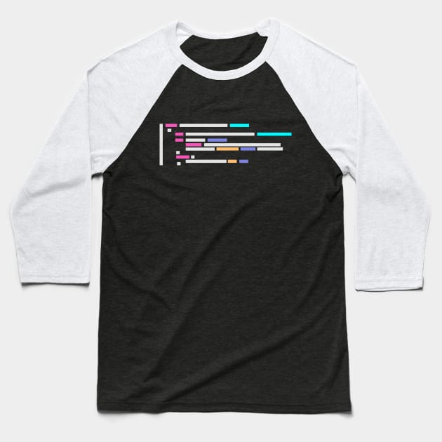 Code #01 Baseball T-Shirt by codezn